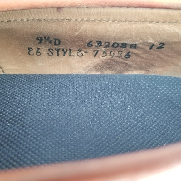 Vintage FOOTJOY Classics USA Mens Dress Shoes Brown Leather Bicycle Toe Size 9.5 main image 4